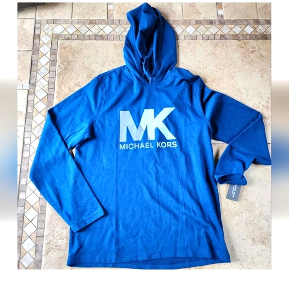 Michael Kors Other - Michael Kors Blue Hoodie Shirt
